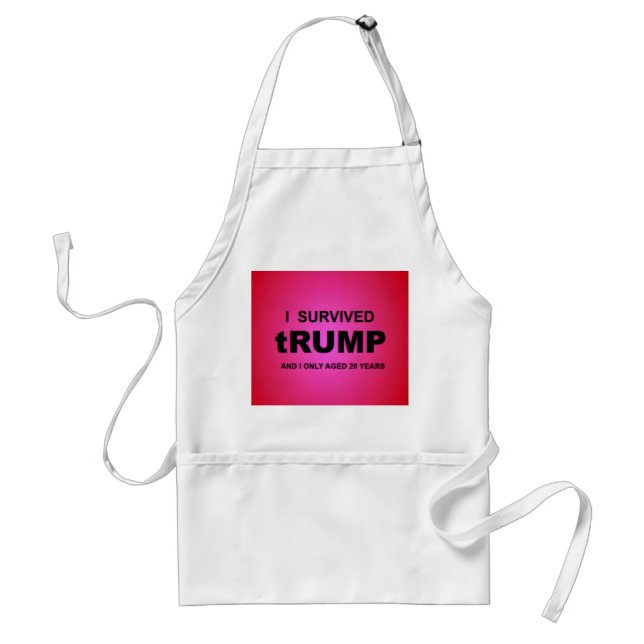 Jag överlevde tRUMP Förkläde (Framsidan)