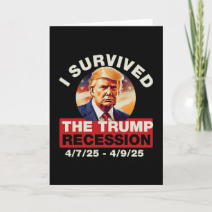 Jag överlevde Trump-recessionen Roligt för män och Kort