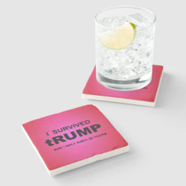 Jag överlevde tRUMP Stenunderlägg