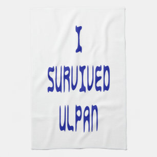 Jag Överlevde Ulpan Kökshandduk