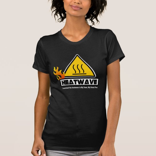 Jag överlevde VÄRMEBÖLJAN i… T-shirt (Framsida)