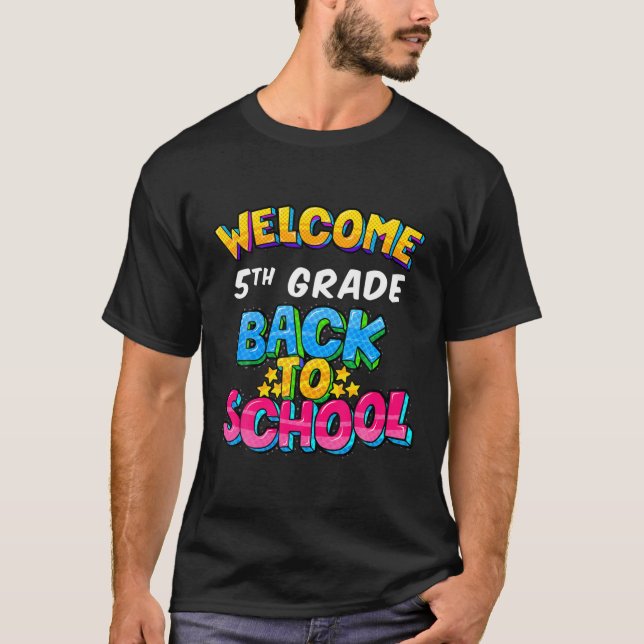 Jag Överlevde Virtuell undervisning i Back to scho T Shirt (Framsida)
