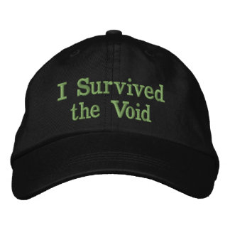 Jag överlevde Void-hatten Broderad Keps