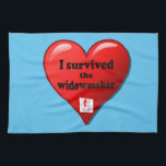Jag Överlevde Widowmaker Kökshandduk<br><div class="desc">Änkan är den allvarligaste hjärtinfarkt som läkarvetenskapen har dokumenterat, eftersom det är en hundraprocentig blockering av den lämnat huvudkranskärlsartären.</div>