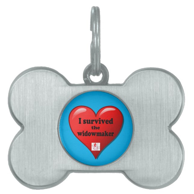 Jag Överlevde Widowmaker Namnbricka Husdjur (Framsidan)