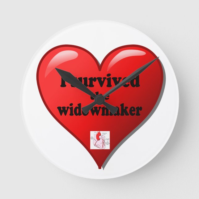 Jag Överlevde Widowmaker Rund Klocka (Framsida)