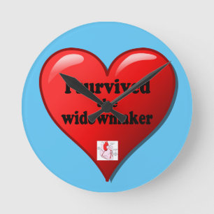 Jag överlevde Widowmakeren Rund Klocka