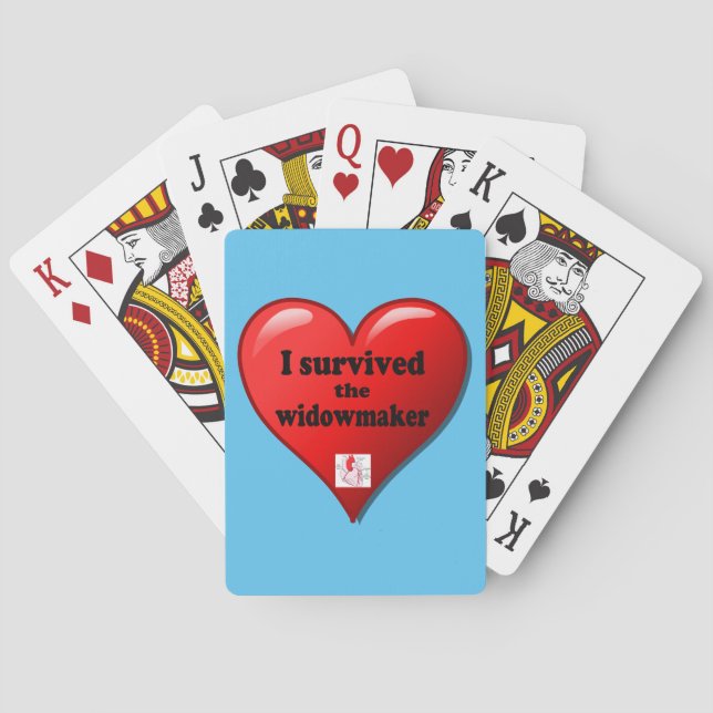 Jag överlevde Widowmakeren Spel Kort (Baksidan)