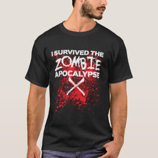 Jag överlevde Zombie Apocalypse T Shirt