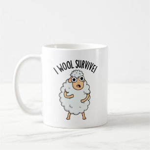 Jag Överlever lustigt får Pun Kaffemugg