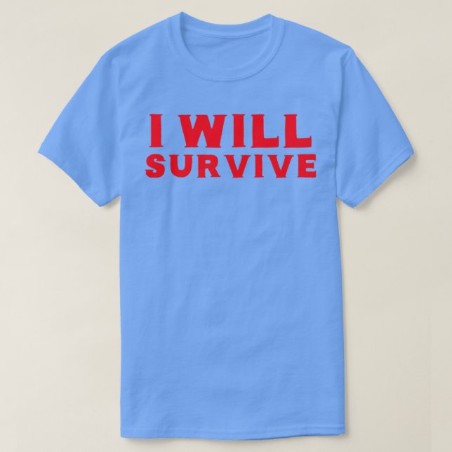 JAG ÖVERLEVER T SHIRT (Design framsida)