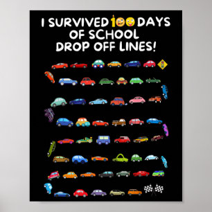 Jag Överlevt 100 dagar av skolavhopp från Linjer - Poster