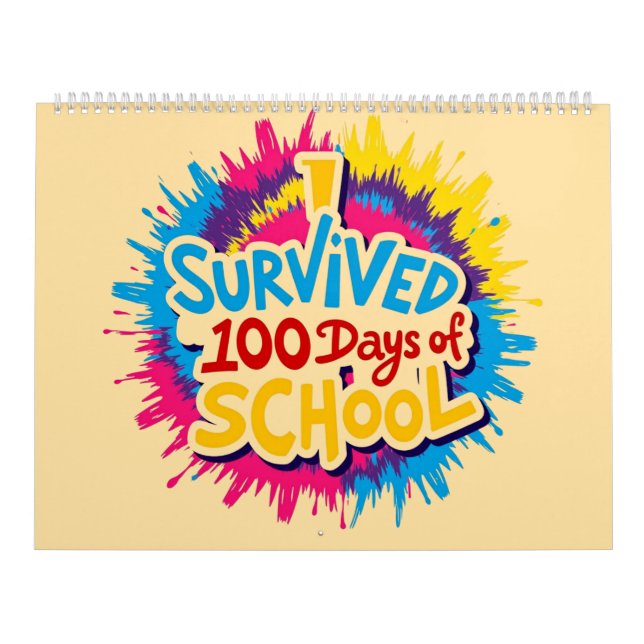 Jag Överlevt 100 dagar i skolan Kalender (Omslag)