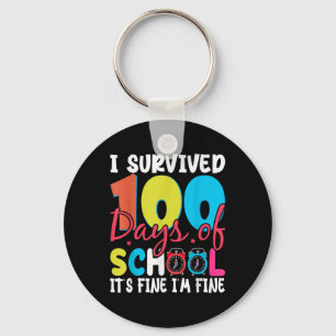 Jag Överlevt 100 dagar med skolan och dess Bra Im Nyckelring