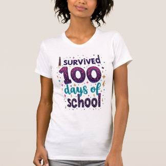 Jag Överlevt 100 dagar med skolenndesign T Shirt