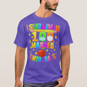 Jag Överlevt 100 måndagar i skolan 100 dagar i vec T Shirt