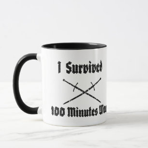 Jag Överlevt 100 minuter Krig Mugg