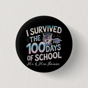 Jag Överlevt 100 skoldagar - Firar 100 Knapp