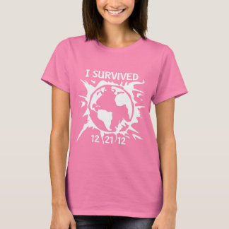 "Jag Överlevt 12-21-12" Slut på World T-Shirt