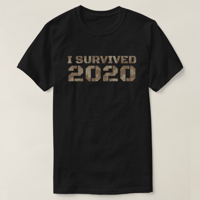 Jag Överlevt 2020 T Shirt (Design framsida)