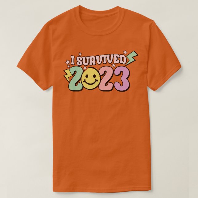 Jag Överlevt 2023 T Shirt (Design framsida)