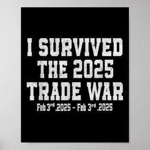 Jag Överlevt 2025 års handelsavtal mellan Krig och Poster