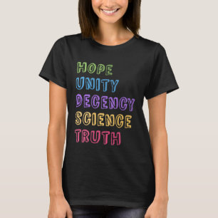 Jag Överlevt 45 2020 Victory Hope Unity Decency Sc T Shirt