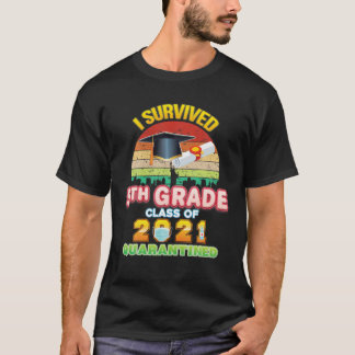 Jag Överlevt 5:e Klass-karantänklassen 2021 Gra T Shirt