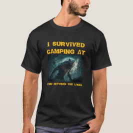 Jag Överlevt Camping T-Shirt