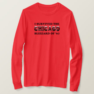 Jag Överlevt Chicago Snöstorm 1967. T Shirt