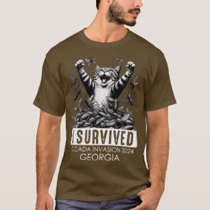 Jag Överlevt Cicada Invasion 2024 Georgia T Shirt