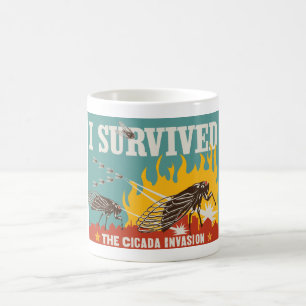 Jag Överlevt Cicada Invasion Kaffemugg