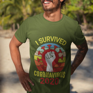 Jag Överlevt Coronavirus TShirt T Shirt