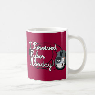 Jag Överlevt Cyber måndag Kaffemugg