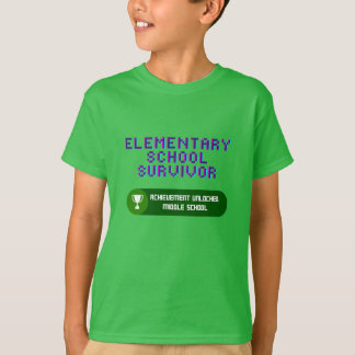 Jag Överlevt grundskolan: Uppnådd olåst. T Shirt