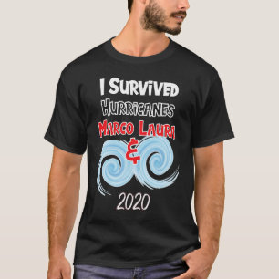 Jag Överlevt Hurricanes Laura och Marco 2020 Meme T Shirt