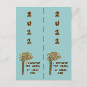Jag Överlevt Irene Bookmarkers Vykort