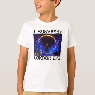 Jag ÖVERLEVT, LONDON ÖGA T Shirt
