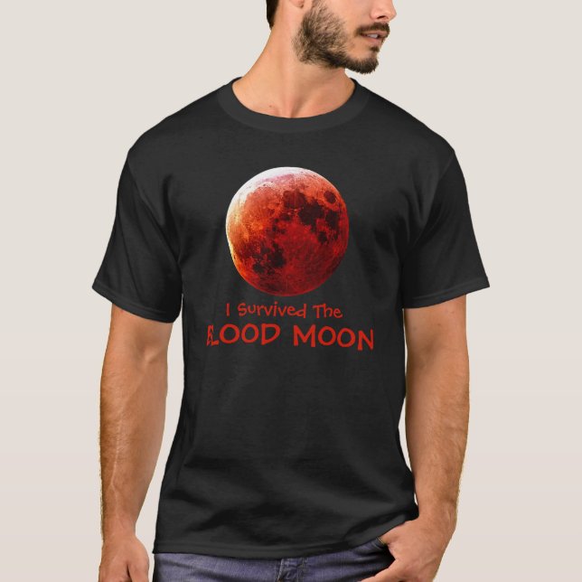 Jag Överlevt Måne i blodet T-shirt (Framsida)