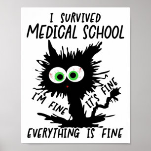 Jag Överlevt Med School Studenten 2025 Poster