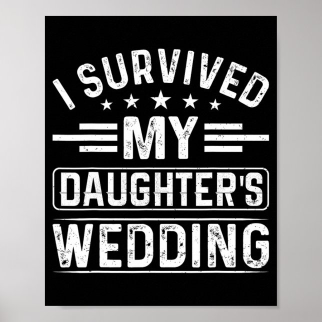 Jag Överlevt min dotters Bröllop Bride och Groom D Poster (Framsidan)