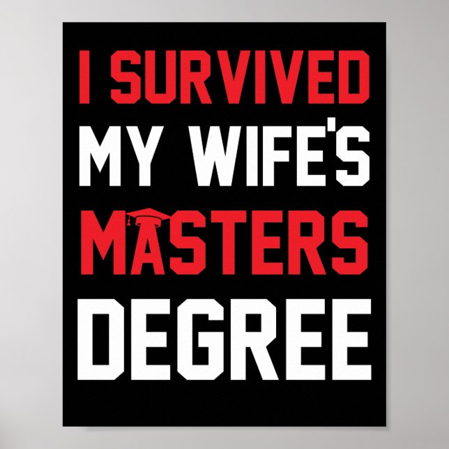 Jag Överlevt min fru i Studenten. Poster (Framsidan)