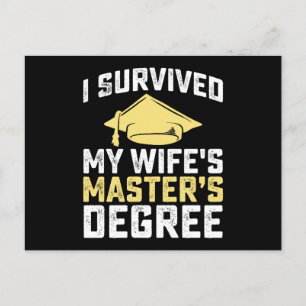 Jag Överlevt min fru i Studenten. Vykort