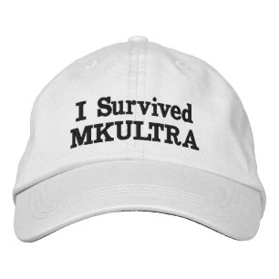 "Jag Överlevt MKULTRA" Broderad Keps