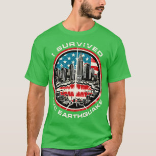Jag Överlevt NYC-jordbävningen 2024 T Shirt