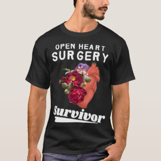 Jag Överlevt Open Heart Surgery shirt Heart Attack T