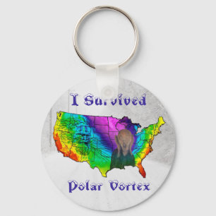Jag Överlevt Polar Vortex Nyckelring