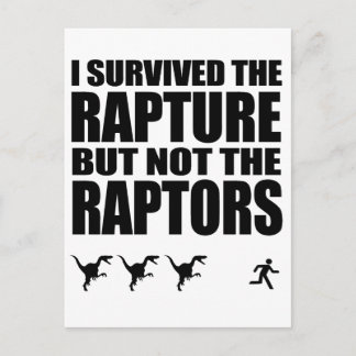 Jag Överlevt Rapture, men inte Raptorerna Vykort