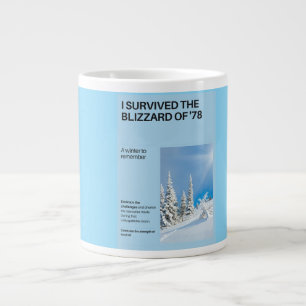 Jag Överlevt Snöstorm 1978 Jumbo Mugg