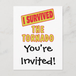 JAG ÖVERLEVT TORNADOT INBJUDNINGAR